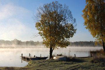 Höst på sjön