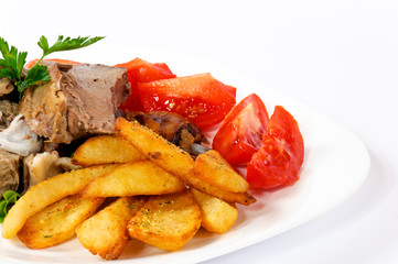 Food on the plate