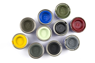 cans of paint