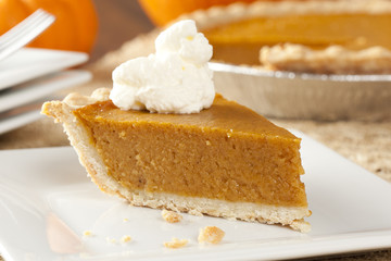 Fresh Homemade Pumpkin Pie