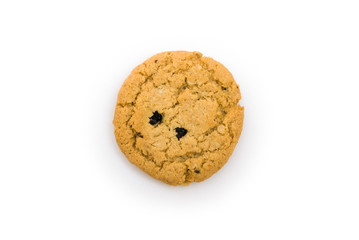 cookie on white background