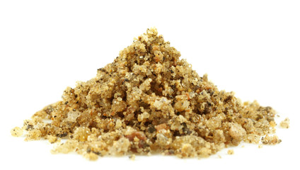 Pile of brown sand for construction