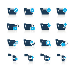 Folder Icons - 1 // Azure Series