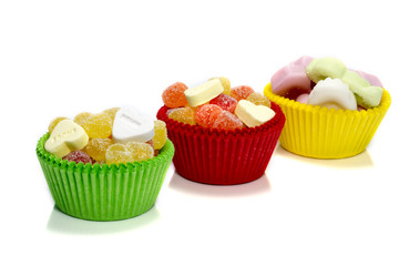 candy cupcakes