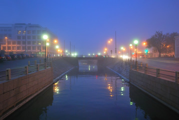 Autumn mist in Helsinki