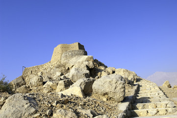 Fototapeta premium Arabian Fort in Ras al Khaimah United Arab Emirates