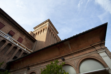 Fototapeta premium Castello Estense castle in Ferrara, Italy