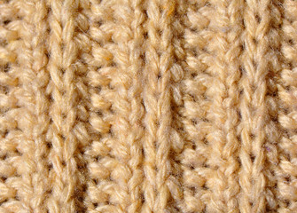 Loop acrylic knit, close-up