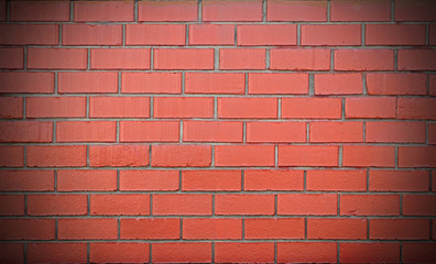 Fototapeta premium Brick wall red