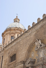 Fototapeta na wymiar Szczegóły katedry w Palermo