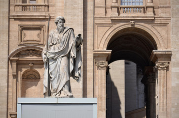 Statue of Saint Paul in Vatican