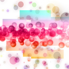fantastic powerful bubbles background design illustration