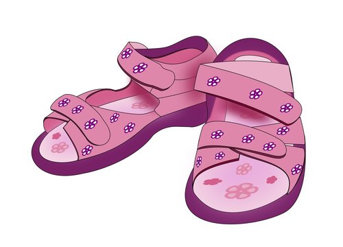 Purple Kids Sandals