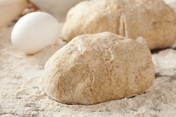 Fototapeta na wymiar Fresh Homemade Bread Dough