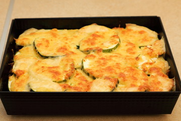 courgette potatoes or potato au gratin