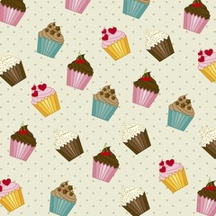 cup cakes pattern