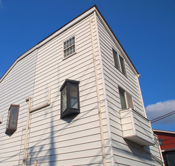 White small house in Tokyo, Japan