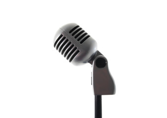 Micro de chanteur en studio