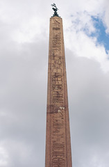 Piazza Navona obelisk. Rome, Italy.