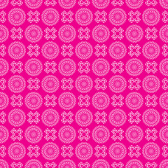 crimson seamless pattern with geometric elements - vector