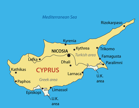 Где находится остров кипр в какой стране Cyprus Map Зображення - огляд 8,227 Стокові фото, векторні зображення й відео Ad