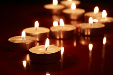 Candles On Dark