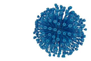 Retrovirus abstract illustration