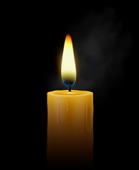 Burning candle
