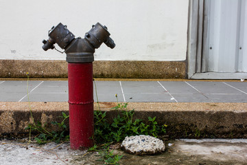Fototapeta na wymiar fire water pipe