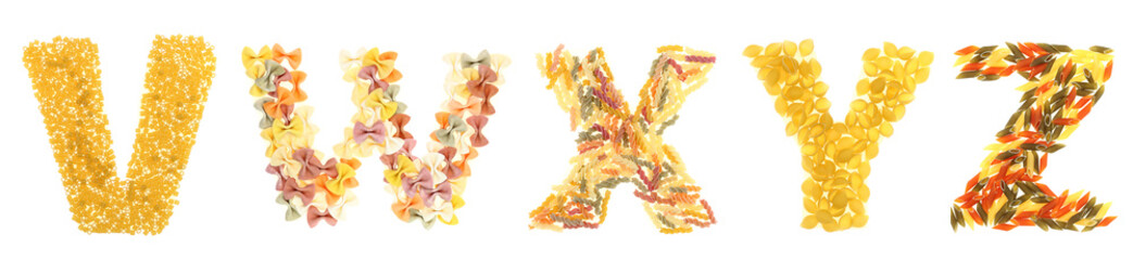 Pasta letters