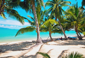 Tropical beach: Maenam Beach on Koh Samui