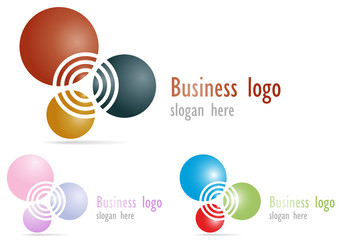 Business logo sphere design - 45815555