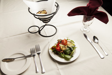 Salad on Table