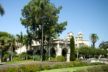 Obraz premium Spanish Style Building in San Diego California USA