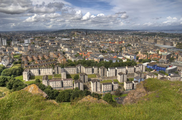 View over Edinburgh