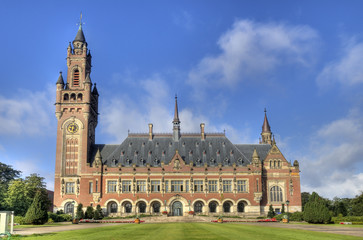 Fototapeta na wymiar Pałac Pokoju w Holandii