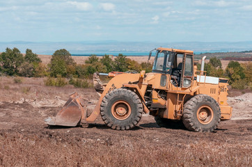 Obraz premium Construction and repair of roads and highways