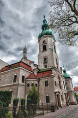 Fototapeta na wymiar Lutheran church in Pszczyna