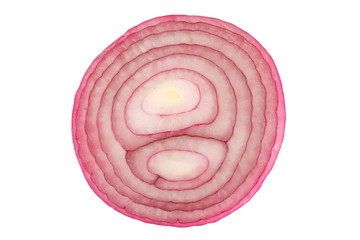 Slice of red onion
