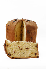 Fresco panetone,pan de navidad.