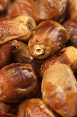 Dried dates close-up
