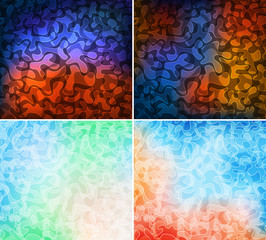 Naklejka na ściany i meble vector background with different colorf variations, eps10