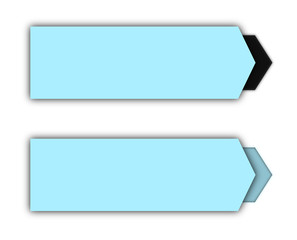 blue buttons with arrow