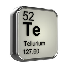 3d Periodic Table - 52 Tellurium