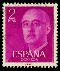 Spanish Franco Postage Stamp
