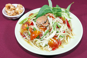Green papaya salad