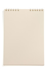 Fototapeta premium notepad isolated on white