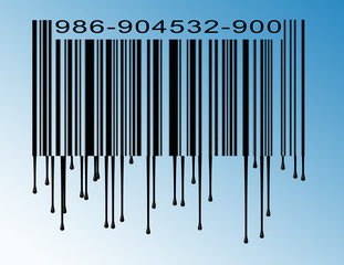 Dripping barcode