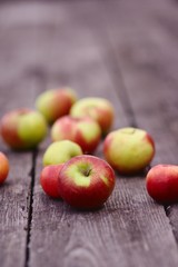 Background with apples