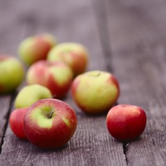 Background with apples